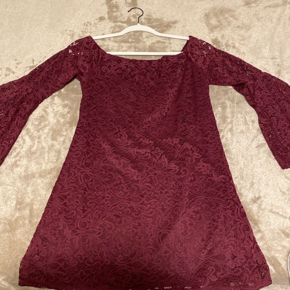 Deep purple As You Wish lace dress, women’s medium